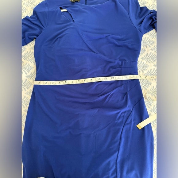 INC International Concepts Womens cutout Twist Formal Dress, Bright Blue size M - Picture 6 of 12